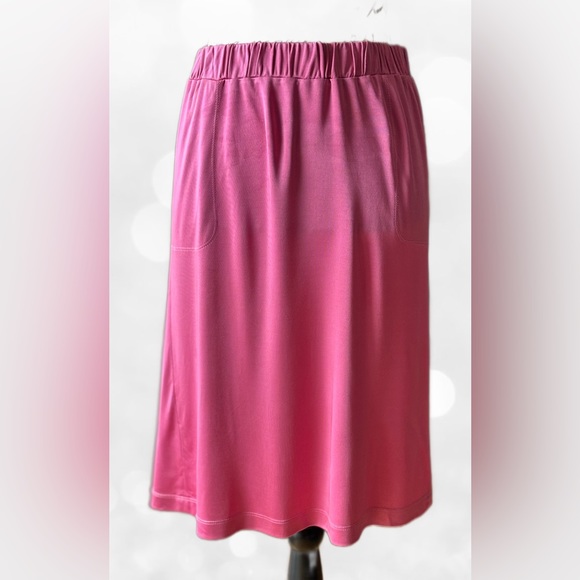 Plein Sud French Designer Vintage Mid-Length Skirt, Stretch Waist (M), Like New - Picture 2 of 10
